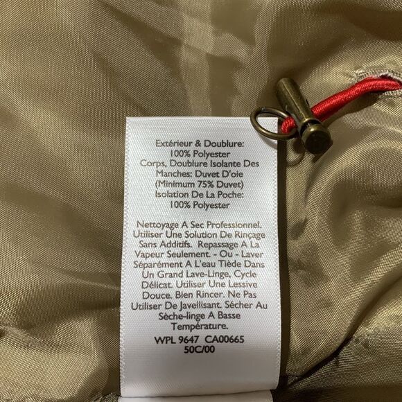 EDDIE BAUER down jacket premium goose down quilted snap pockets vents women S - Picture 7 of 12